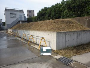 消防庁 訓練場の草刈作業実施（年2回作業予定の1回目）