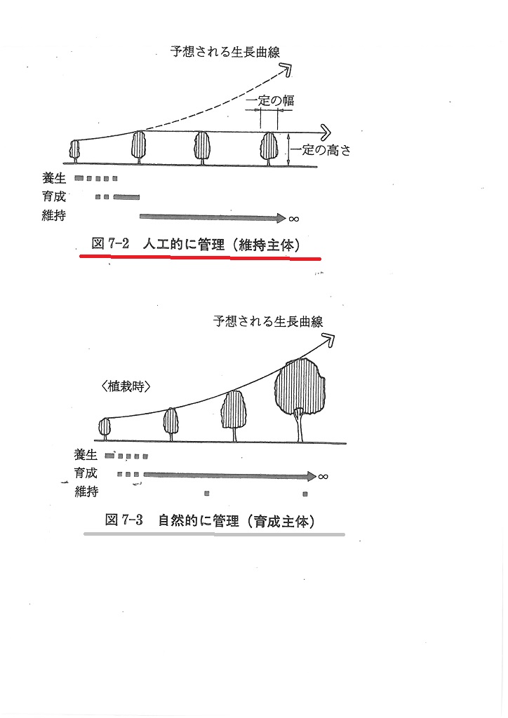 竣功したばかりの緑地を今後管理していくための注意事項