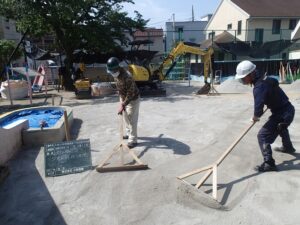 保育園園庭の再整備（3回シリーズその２）