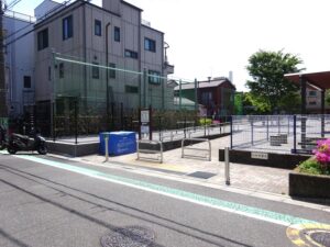 公園の改修工事