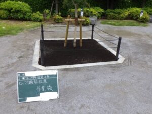 植桝に柵を設置しました
